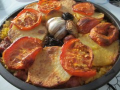 バレンシア州ハティバの郷土料理、Arroz al
Horno（アロス・アル・オルノ）