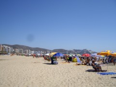 バレンシアから車で45分程度のCulleraのビーチ。